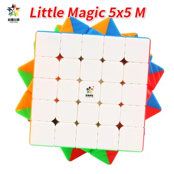 

Yuxin Little Magic 5x5x5 Magnetic Cube Stickerless Cube Puzzle Toys for Beginner and Children Kids Cubo Magico Gift