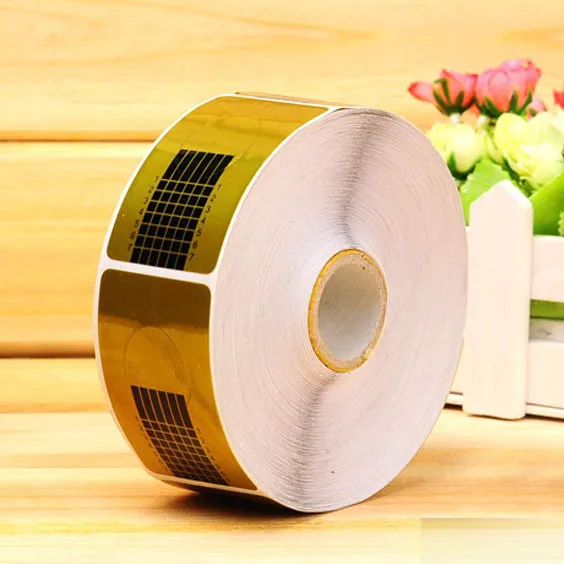 Продажа 500 шт. Форма ногтей для акриловые УФ гель Совет Расширение французский руководство DIY Дизайн ногтей инструмент