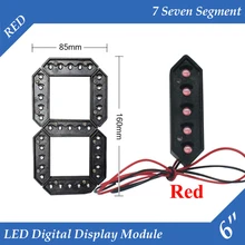 10 шт./лот " Красный цвет Открытый 7 Seven сегмент светодиодный цифровой модуль Номера для газа цена светодиодный модуль дисплея