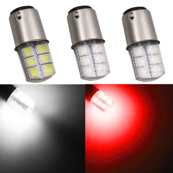 

1X 1157 BA15S Car Brake Light 2835 SMD 12 LED P21W Car turn signal light Lamp Corner Silicone Bulb Tail Parking Light Bulbs 12V