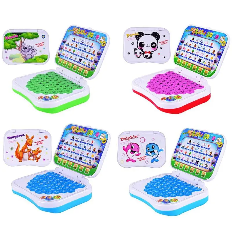 

Folding Bilingual Teaching Kids Learning Machine Laptop Educational Toys