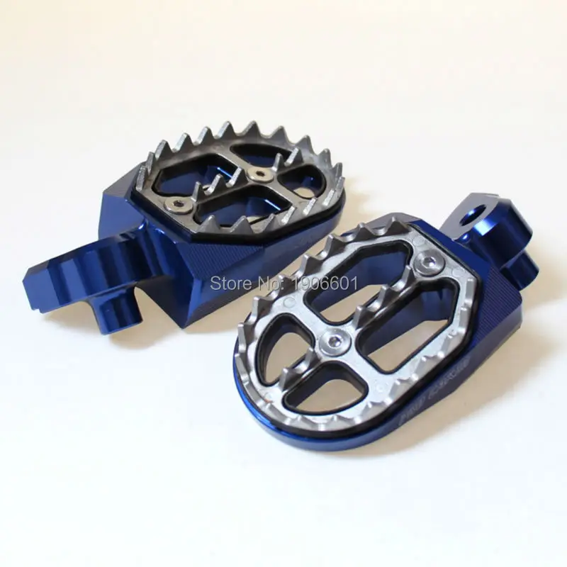 

CNC Foot Pegs Pedals Rests For YZ85 YZ125 YZ250 YZ450F YZ426F WR250F WR450F WR400F WR426F Pit Dirt Bike Motorcycle