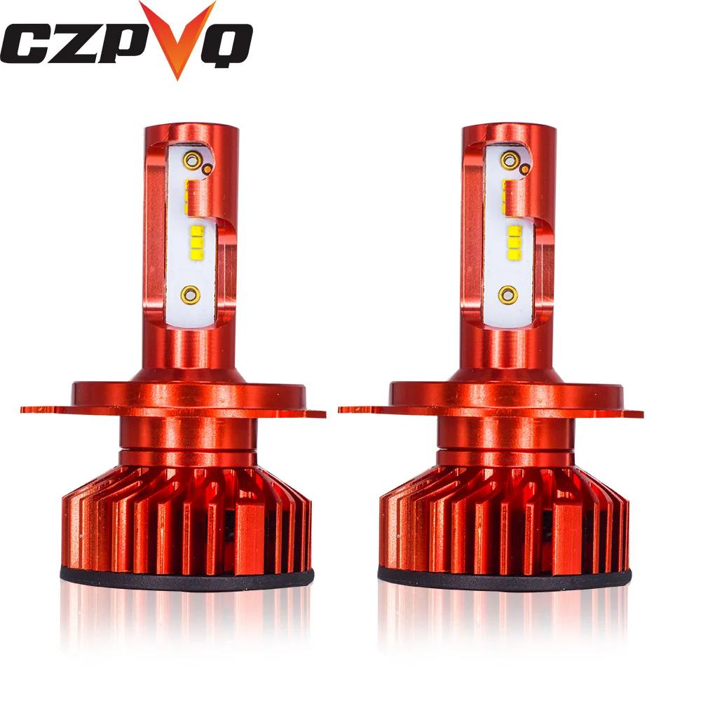 CZPVQ мини Canbus H4 Hi/Lo светодиодная фара H7 LED H1 H3 H8 H9 H11 9005 HB3 9006 HB4 автомобильная лампа