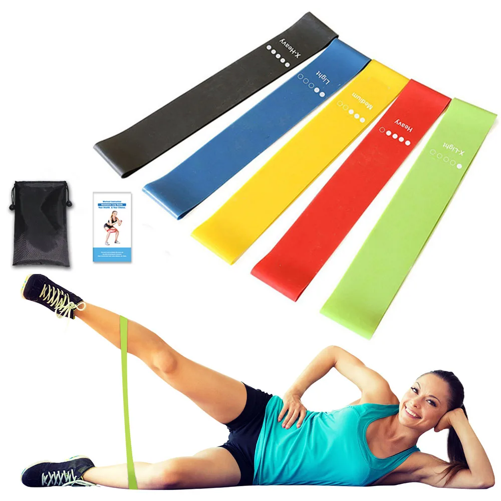 Buy 5 pcs Gum for Fitness Elastic Band Resistance