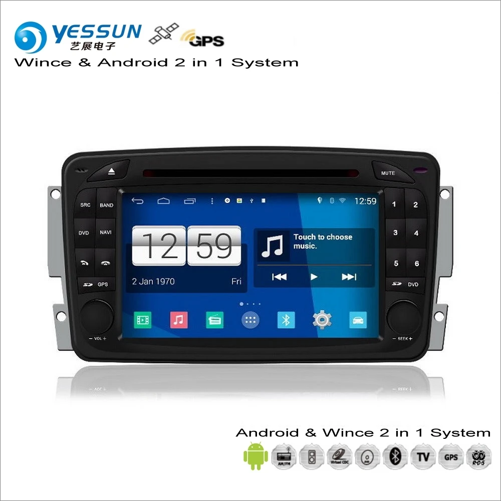 Excellent Car Multimedia Radio CD DVD Player GPS Navi Map Navigation Audio Video Stereo For Mercedes Benz Vaneo 2002 2003 2004 2005 2