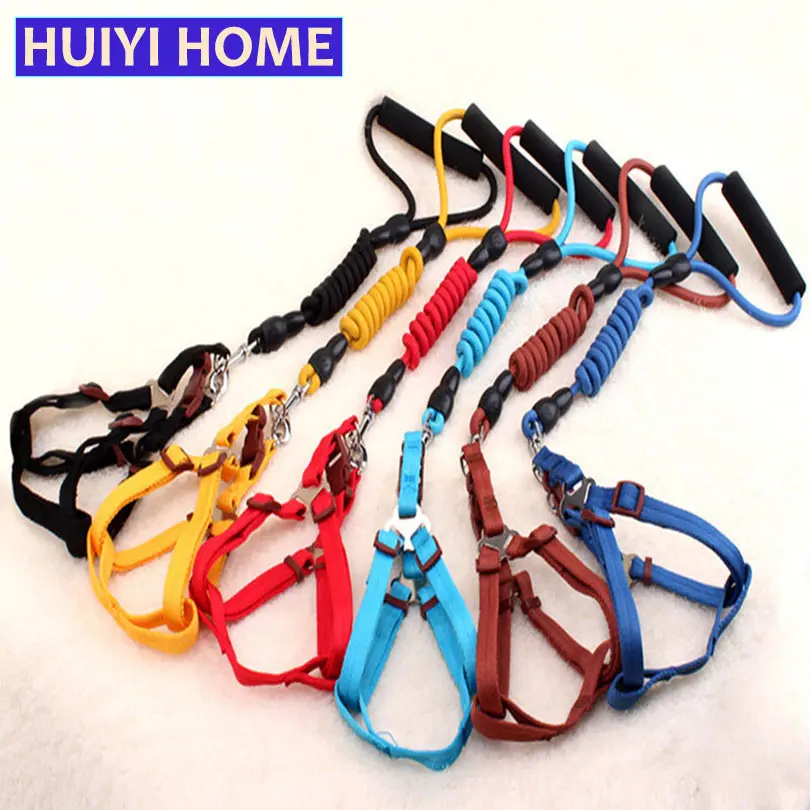 Huiyi Home Nylon Dog Leash Collar Set For Large Dogs 4 Colors