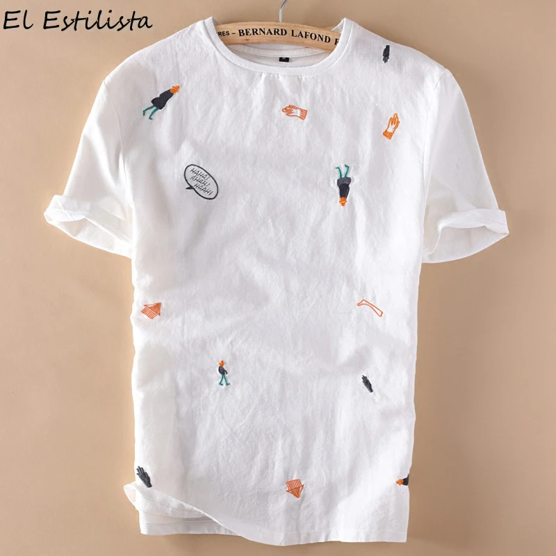 mens short sleeve linen shirts sale