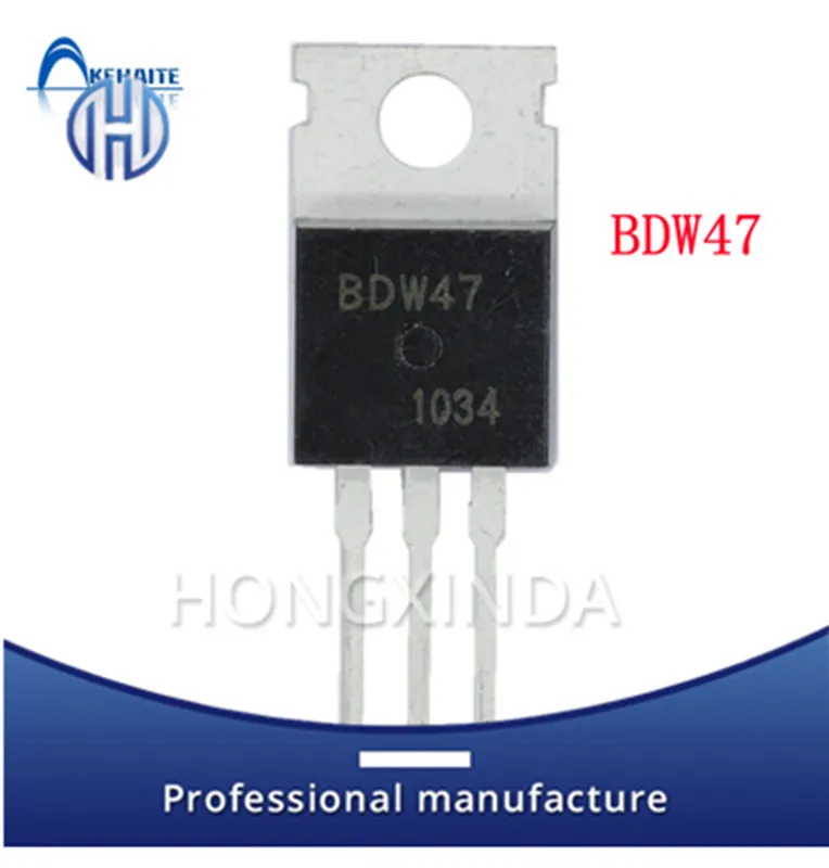 10PCS BDW47 BDW47G 15A 100V TO-220 PNP integrated circuit | Электроника