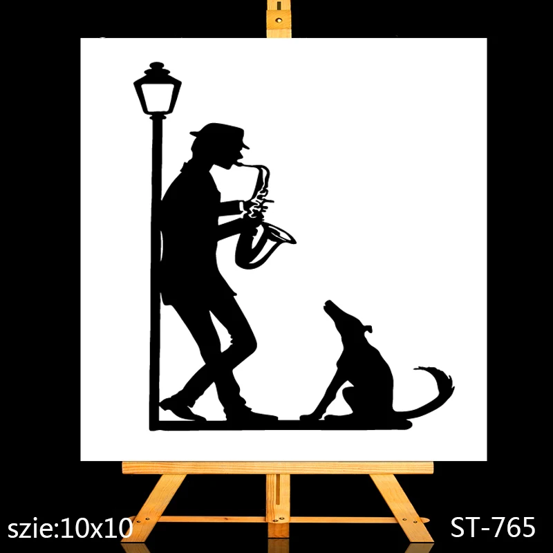 

ZhuoAng Wandering jazz Clear Stamps/Card Making Holiday decorations For scrapbooking Transparent stamps