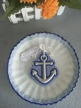 

Beach Theme Anchor Luggage Tag wedding bridal shower Favor party gifts 100pcs/lot