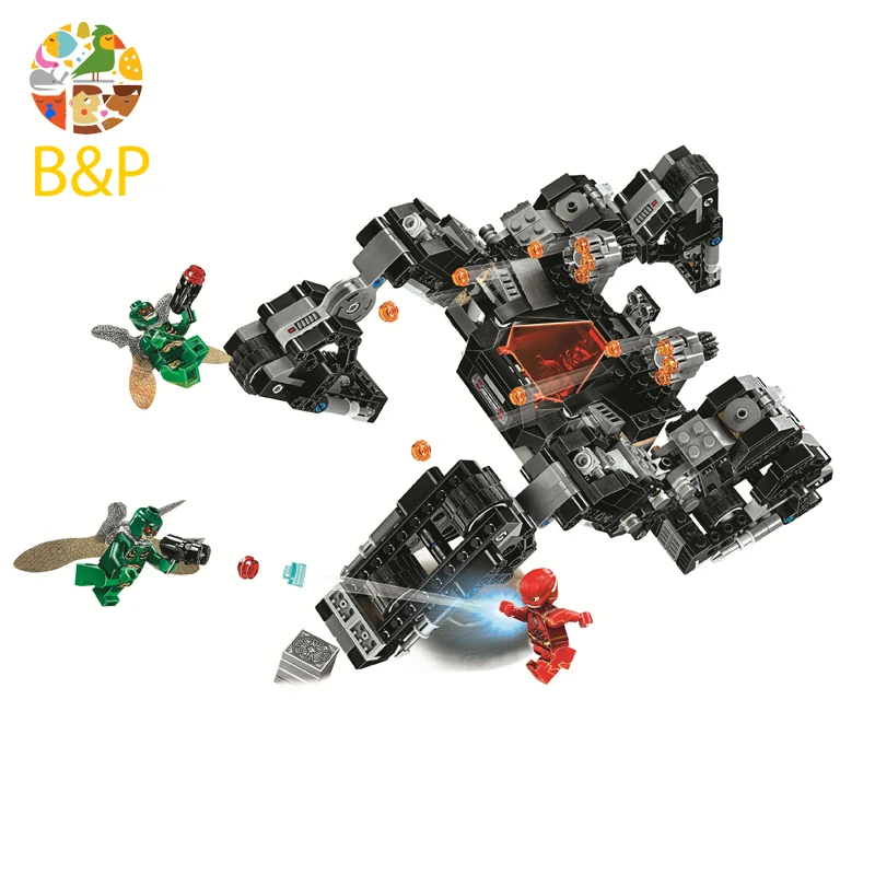 Новый Legoing DC Супер Герои 76086 646 шт. Knightcrawler туннель атаки Building Block кирпич игрушки для