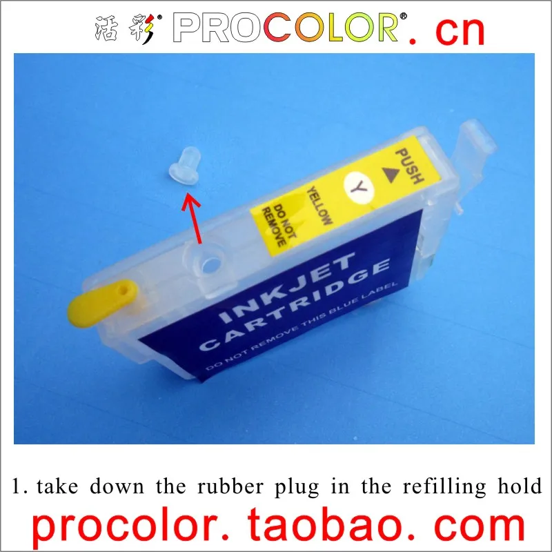 73N полностью заправляемые струйные картриджи T0731N T0732N T0734N для Epson Stylus T10 T11 T20 T21 T40W T13