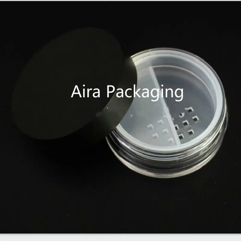 

20G 10pcs30pcs50pcs Empty Round Cosmetic Powder Case DIY Plastic Loose Powder Jar with Rotating Sifter Professional Makeup Tool