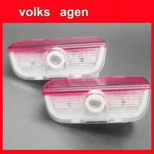 2 pcs HD 3d logo light led ghost shadow lamp for Tiguan touareg cc sharan scirocco Eos magotan Golf sagitar passat door light
