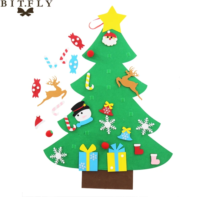 aliexpress com buy bitfly felt christmas tree decorations for home just married christmas ornament 2019