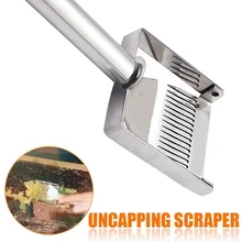 Новая нержавеющая сталь мед скребок Вилка Пчеловодство вилка для распечатывания медовых сот Лопата инструменты LXY9