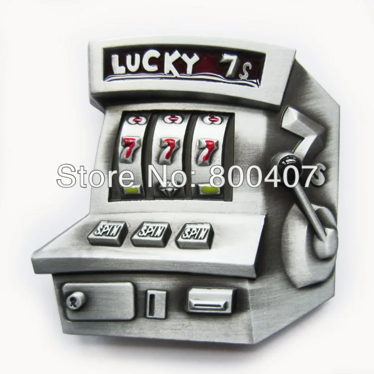 

Distribute Vintage Lucky 7 Jackpot Belt Buckle BUCKLE-CS014 Free Shipping