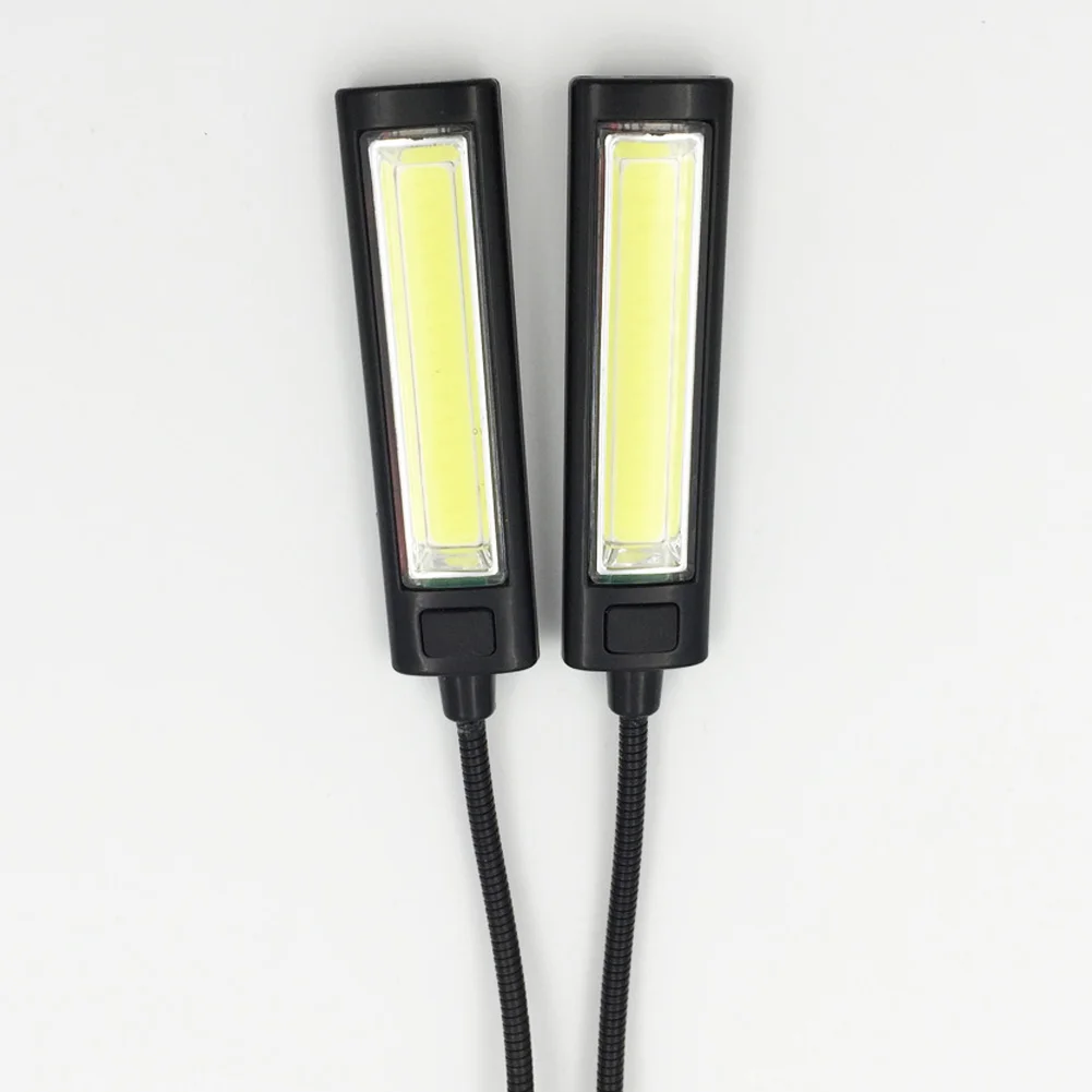 

2018 New 6W led stand reading lamp book lamp Clip on LED Lamp Flexible Dual Head clip Adjustable Desk Table Bedside Light