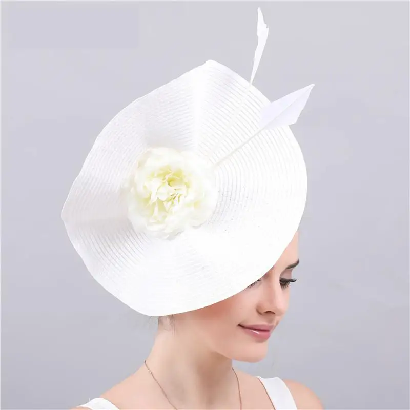 

New White Imitation Grass Flower Headwear Bride Handmade Wedding Hair Accessories Party Dance Dress Headwear Accessories