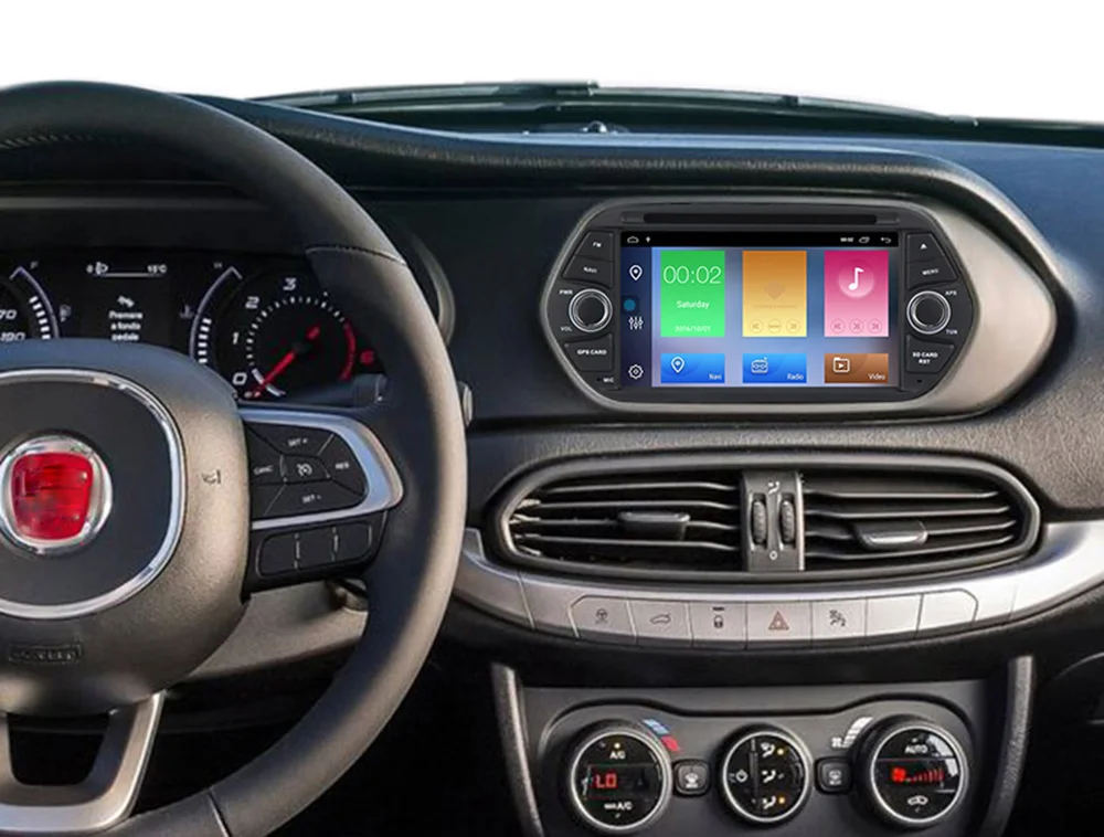 Discount NaviFly 2G+32G Android 9.1 car multimedia player for Fiat Tipo Egea 2015 2016 2017 with gps dvd radio stereo player 5