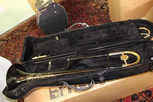 King 2b Professional Trombone In Black Lacquer Mint Quinntheeskimo Professional Trombones Trombonetrombone King Aliexpress