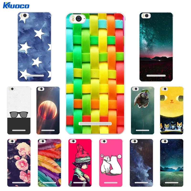 Мягкий чехол из ТПУ Для Xiaomi Mi4c Mi 4c мягкие силиконовые чехлы для телефона с принтом