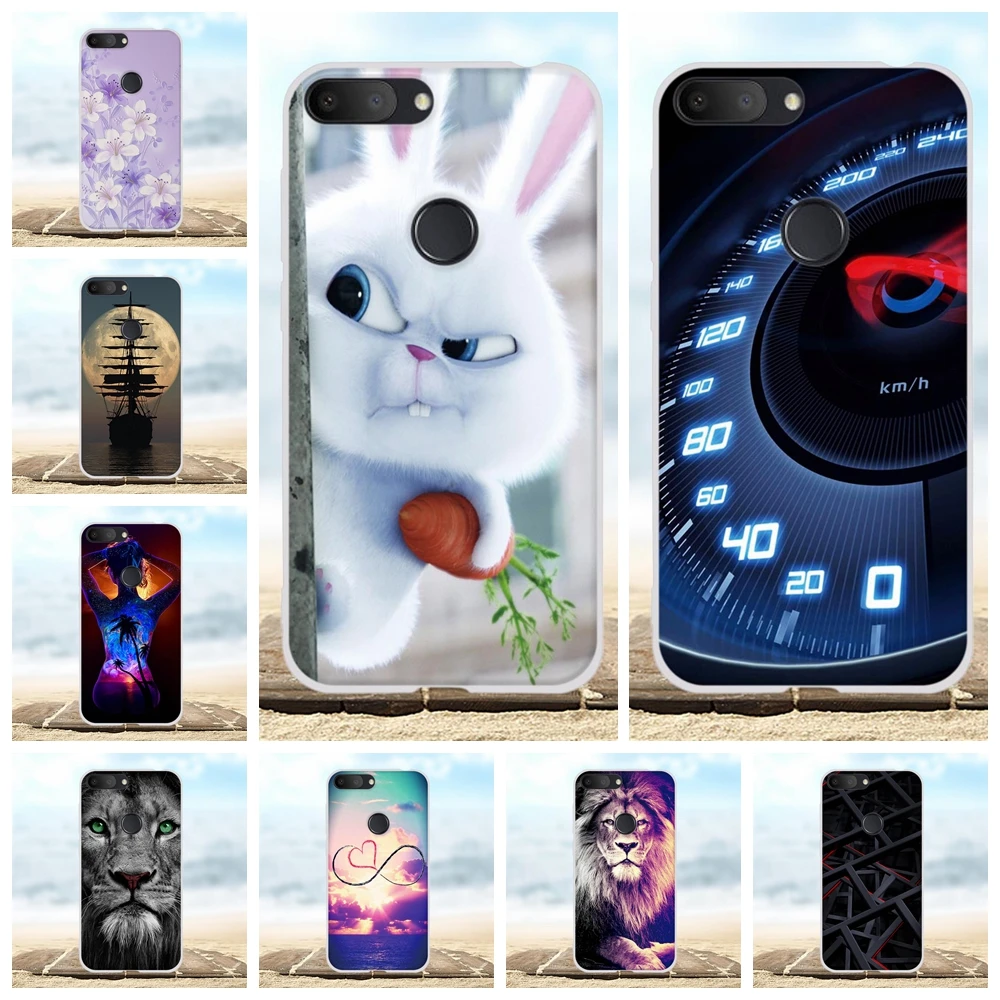 

For Alcatel 1S Protective Case Ultra Thin Soft TPU Silicone For Alcatel 1S Cover Rabbit Patterned For Alcatel 1S Coque Bumper