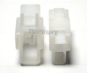 

6.3mm - .250 14-18 AWG 2 Way Nylon66 White Male Female Connector Nylon Housing With Pins and Wire Seals