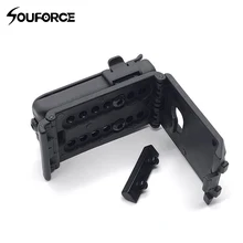 Универсальный Тактический Пистолет подсумок Molle система одинарный держатель с зажимом для ремня чехол Быстрый выдвижной рукав Однорядный зажим