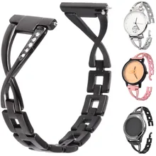 22 мм смарт-браслет заменяет ремешок из нержавеющей стали для samsung Galaxy Watch 46 мм/huawei GT Honor magic/Watch pro 2