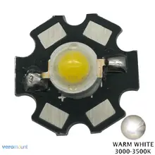 5 Вт теплый белый высокомощный светодиодный источник светодиодного излучения DC6.5-7.5V 700mA 2700-3300 K с 20 мм платиновым основанием