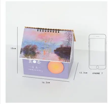 FullLove, коробка для хранения календаря, настольный органайзер, блокнот для записей в форме дома, чехол для карандашей, креативная бумага для записей, настольные календари - Цвет: 05