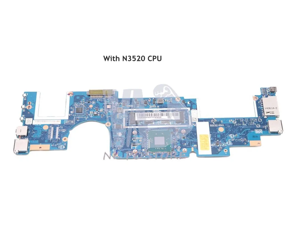 NOKOTION Фирменная Новинка AIUU1 NM-A201 основная плата для Lenovo Yoga 2 11 Материнская плата ноутбука SR1W2 N3530 Процессор 4 ГБ оперативной памяти
