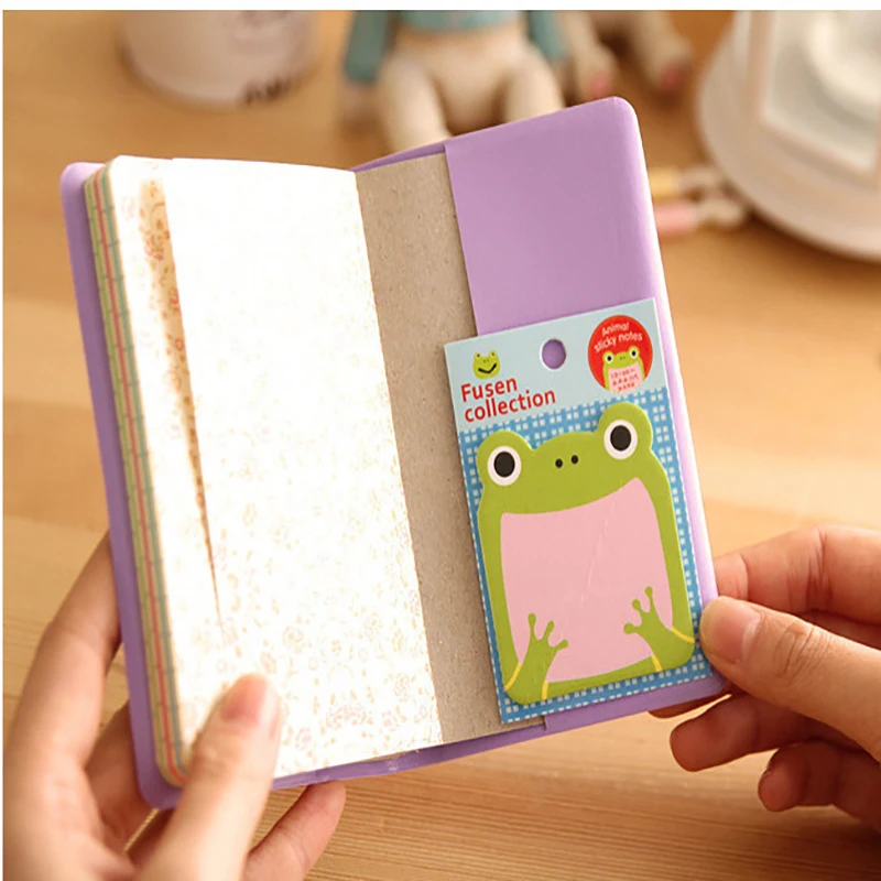 

10Pcs Kawaii Charming Animal Series Memo Pad Sticky Notes Bookmark Point It Sticker Paper office School Supplies sticker planner