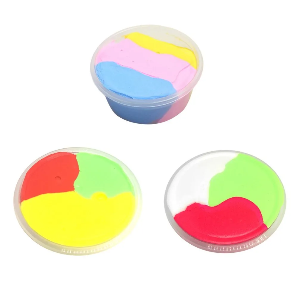 DIY пушистая Floam слизь Ароматизированная No Borax Детская Игрушка снятие стресса