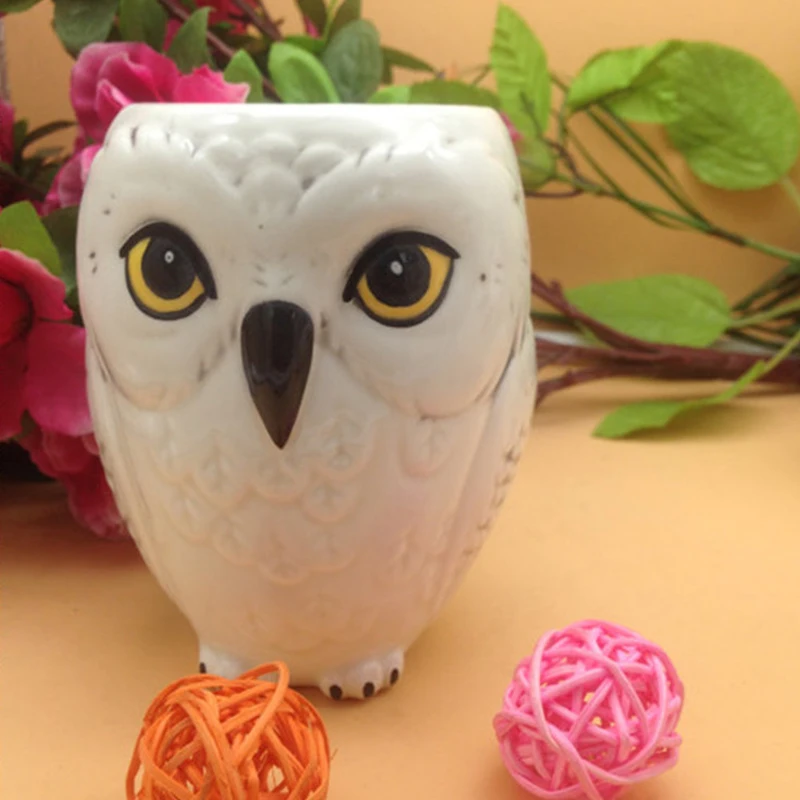 Керамическая кружка Hedwig в виде совы кофейная чашка|mug portable|mug travelmug press |