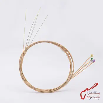 

1 Set GuitarFamily GFEXP16 Phosphor Bronze Acoustic Guitar Strings ( 012-053 ) Made in USA