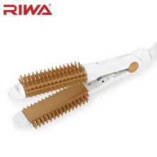 RIWA 3IN1 пара Выпрямитель для волос гребень анион вращающаяся щетка быстрого нагрева для завивки волос фен-щетки RB-808S для даты Путешествия Дом