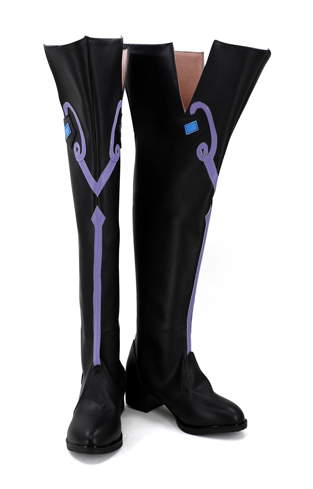 Dragon Nest archer Black Cosplay Boots Shoes (2)