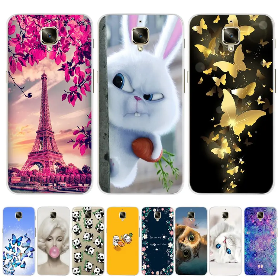 

for Oneplus 3 Case Oneplus 3 t Case Cover Silicon Printed Soft TPU back Protector One Plus 3 Cover One Plus 3t Case Bumper Coque