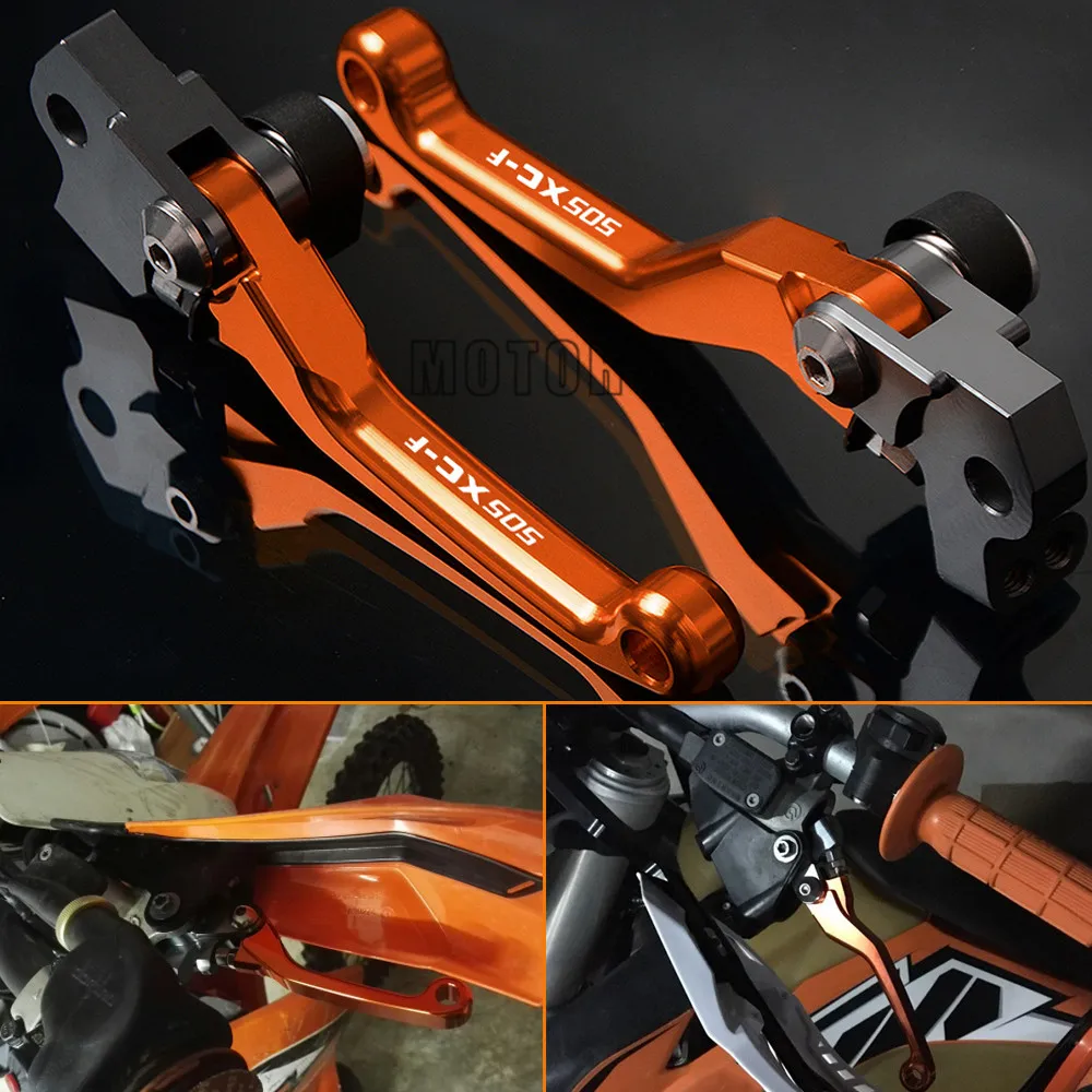 

CNC Aluminum Motocross Accessories Brake Clutch Motorbike Pit Pivot Dirt bike Levers For KTM 505XC-F 505 XC F 505 XCF 2008 2009