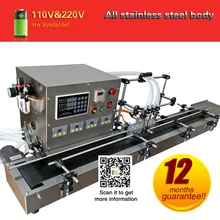 Машина для розлива жидкостей с 4 насадками автоматическая машина для наполнения с 4 различными контролем