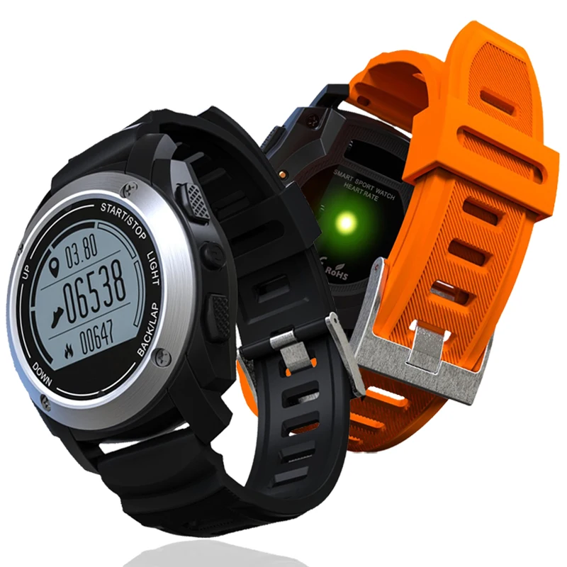 

S928 Professional outdoor Sports GPS Tracker Smart Watches Heart Rate Monitor Bluetooth Sync Air Pressure Altitude Meter Monitor