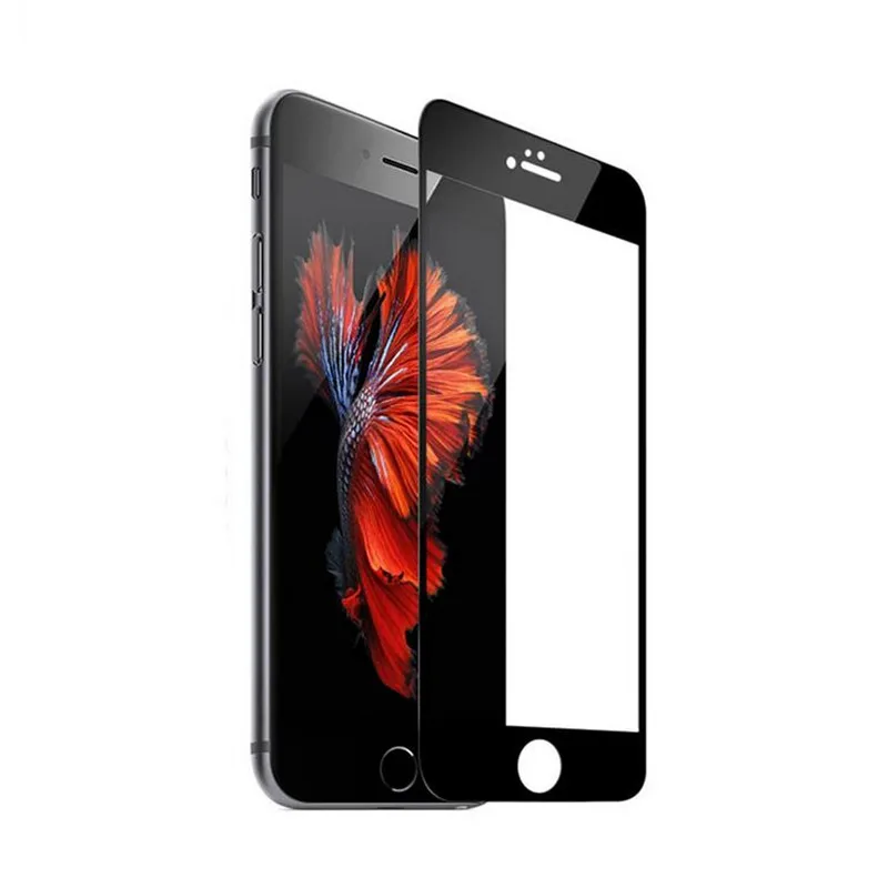 Cobertura total de vidrio templado 9H para iPhone 6 6s 7 8 Plus Pelicula protectora pantalla | Мобильные телефоны и