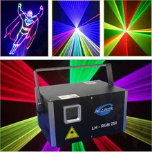 Полноцветная анимация RGB лазер 3W Перемещение лазерной головки свет/движущийся лазер сценический