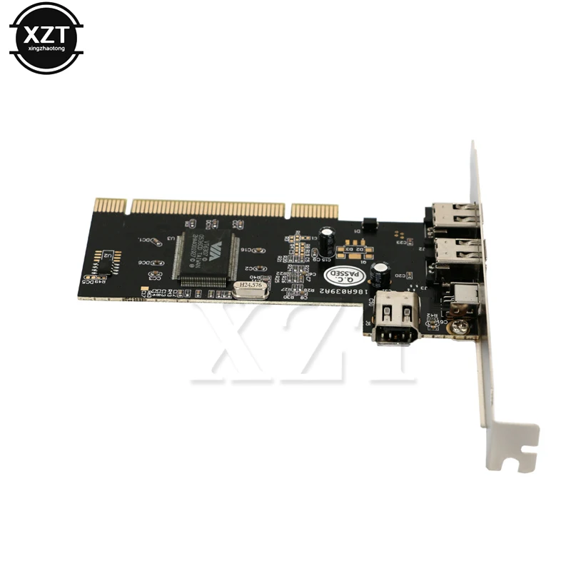 3 порта Firewire IEEE 4/6 Pin PCI 1394 DV адаптер контроллер Карта видеозахвата для DV DC HDD MP3 PDA высокое качество с CD