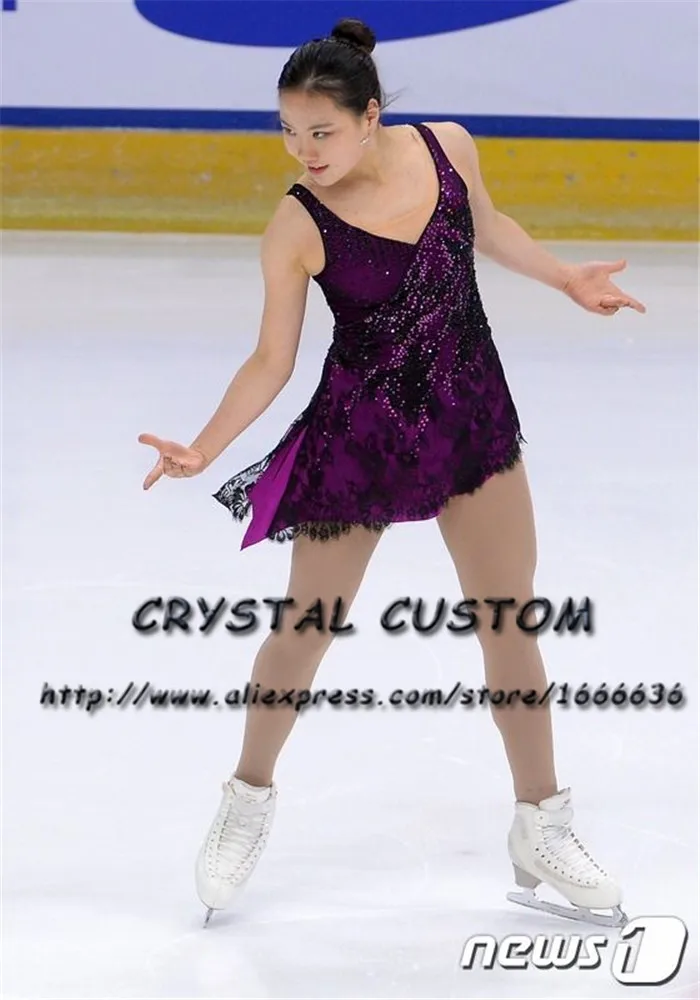 

Custom Made to Fit Ice Skating Dresses Graceful New Brand Figure Skating Dresses For Competition DR4268