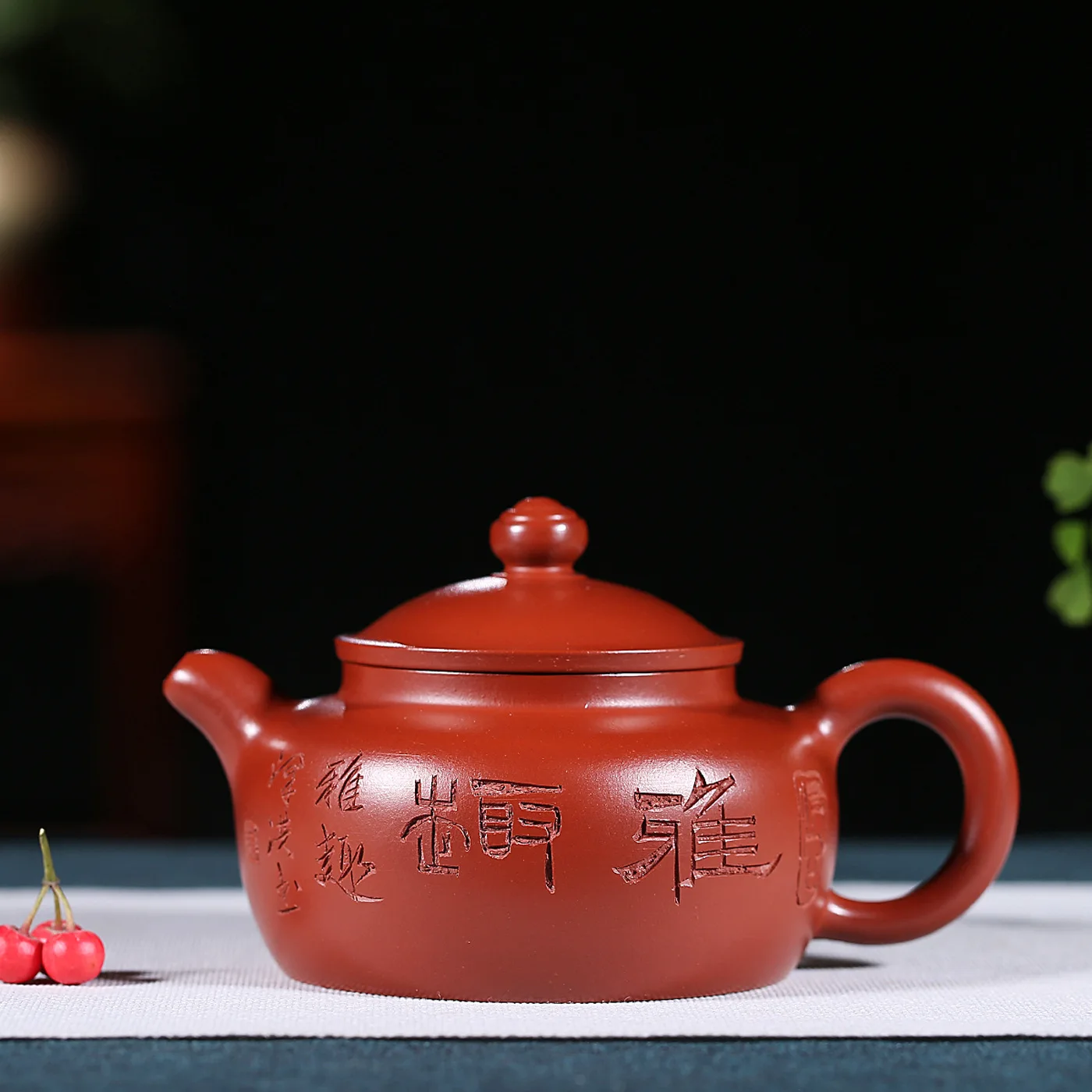 

Pottery Teapot Full Manual Famous Raw Ore Hanfeng Pot Kungfu Online Travel Tea Set Gift Infusion Of Tea Kettle Wholesale