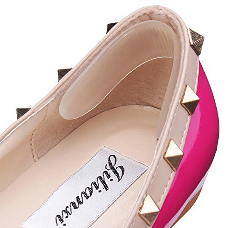 1Pair silicone heel protectors for womens shoes Soft Insert Heel