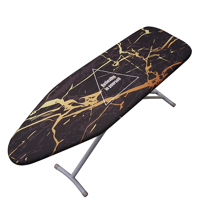 

140*50CM Ironing Board Cover Marble Cloth Printed Ironing Board Cover Protective Non-slip Thick Colorful for Home Cleaner Tools